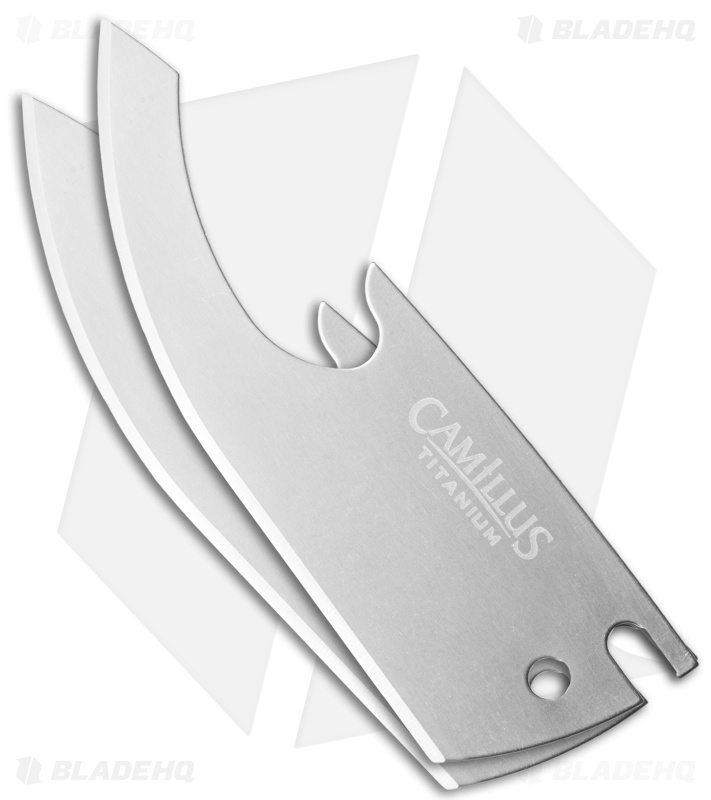 Camillus Tigersharp Titanium Bonded Replacement Blades (Satin Plain) 18565