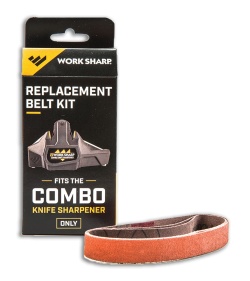 Work Sharp Combo Knife Sharpener P120 Replacement Belt Kit - 3 Pack