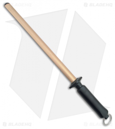 Fallkniven D12 Diamond Pro Steel Rod Sharpener w/ Black Polymer Handle