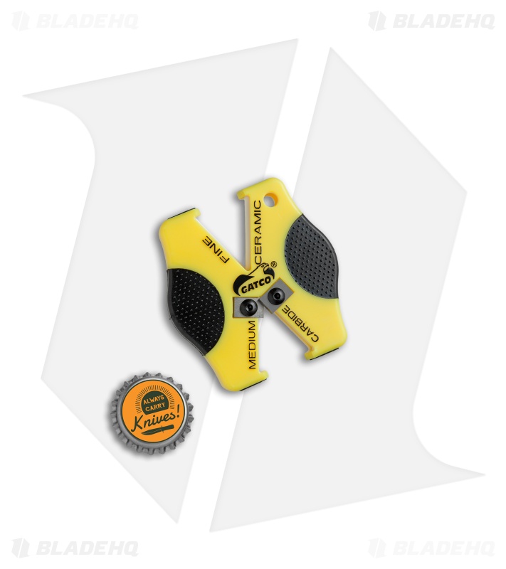 Gatco Micro-X Double Duty Carbide + Ceramic Sharpener - 6402