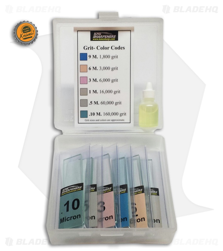 KME Sharpeners Lapping Films Boxed Set - All 6 Grits