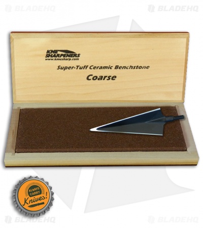 KME Sharpeners "Super-Tuff" Bench Ceramic Sharpening Stone - Coarse Grit