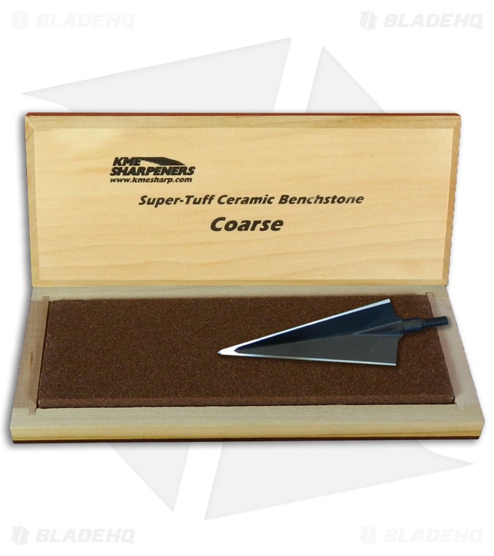 KME Sharpeners "Super-Tuff" Bench Ceramic Sharpening Stone - Coarse Grit