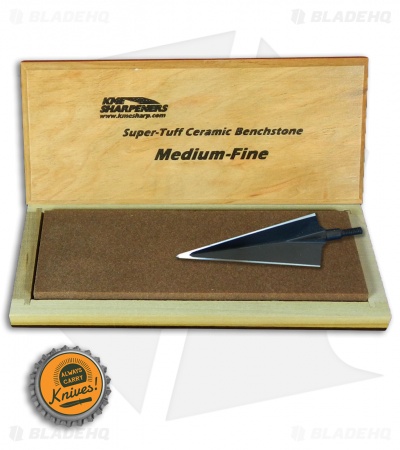 KME Sharpeners "Super-Tuff" Bench Ceramic Sharpening Stone - Medium/Fine Grit