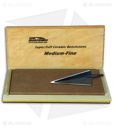 KME Sharpeners "Super-Tuff" Bench Ceramic Sharpening Stone - Medium/Fine Grit
