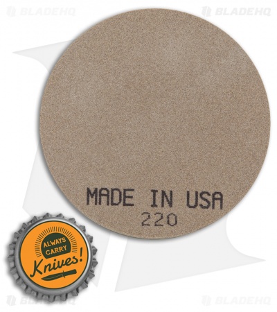Straight Grain Supply Dual-Grit Round Sharpening Stone 220/400