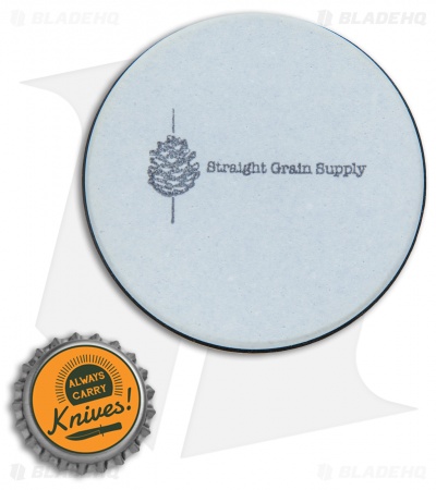 Straight Grain Supply Dual-Grit Round Sharpening Stone 240/400