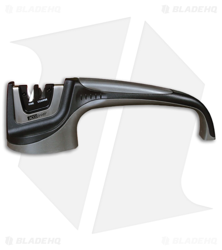 Accusharp Pull-Through Knife Sharpener 2-Stage (Black/Gray)