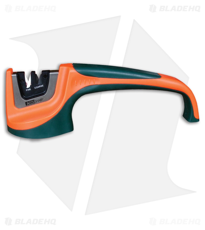 Accusharp Pull-Through Knife Sharpener 2-Stage (Green/Orange)