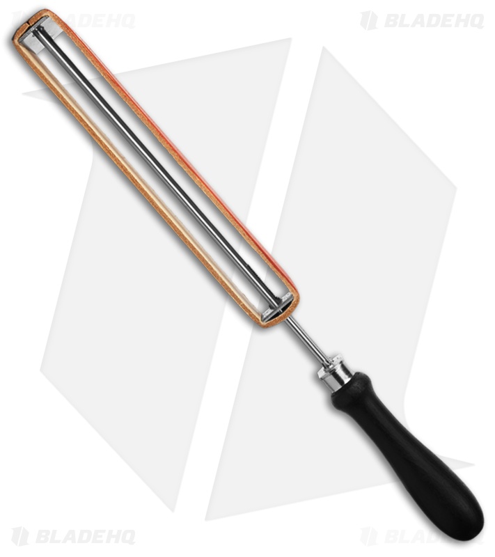 Linder Leather Razor Strop w/ Handle & Adjustable Tension