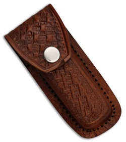 Tallen 4" Folding Knife Belt Sheath Leather (SH1092)