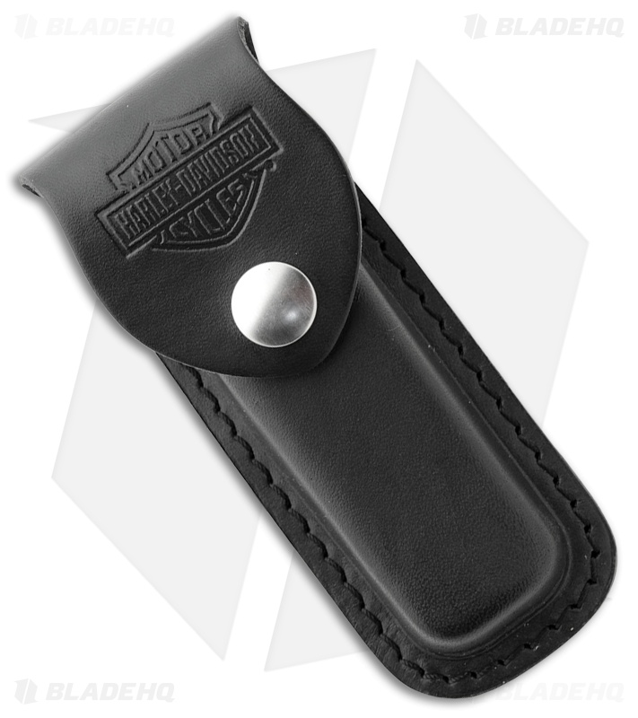 Case Harley-Davidson Medium Black Leather Sheath 52099