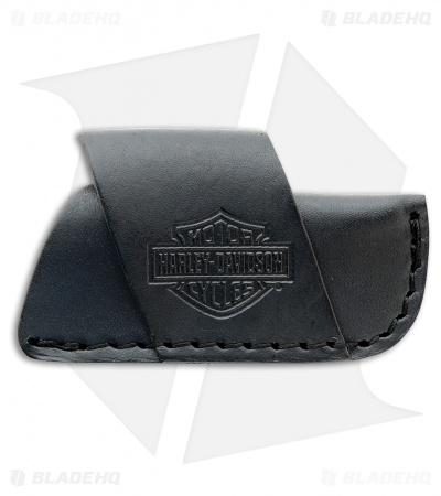 Case Harley-Davidson Side Draw Black Leather Sheath 52100