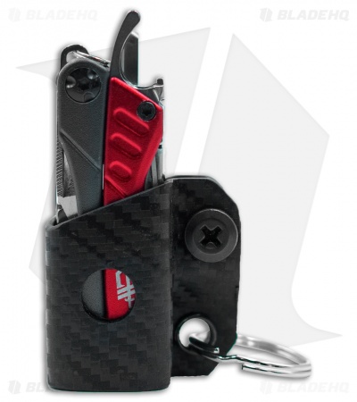 Clip & Carry Kydex Sheath Keychain for Gerber Dime (Black CF)