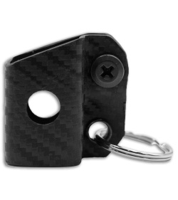 Clip & Carry Kydex Sheath Keychain for Gerber Dime (Black CF)