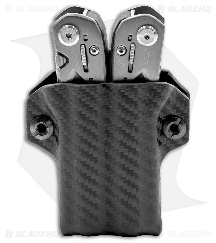 Clip & Carry Kydex Sheath Keychain for Gerber Suspension (Black CF)