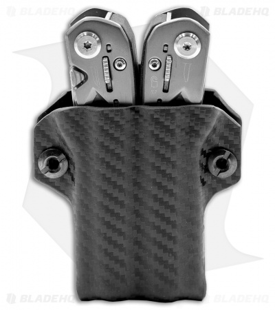 Clip & Carry Kydex Sheath Keychain for Gerber Suspension (Black CF)
