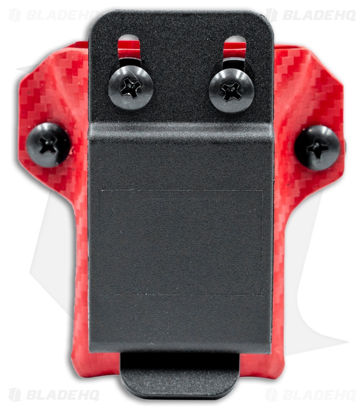Clip & Carry Kydex Belt Sheath Gerber Suspension Red CF Blade HQ
