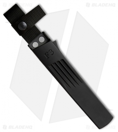 Fallkniven Butcher Knife Black Zytel Fixed Blade Belt Sheath