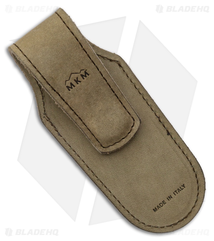 MKM Leather Pocket Knife Sheath - Green 