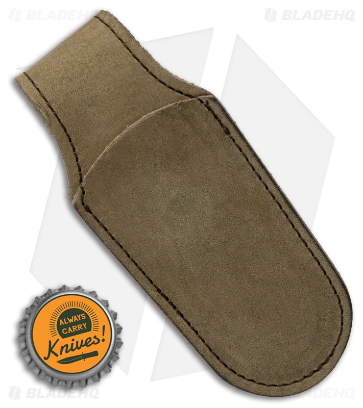 MKM Leather Pocket Knife Sheath - Green 