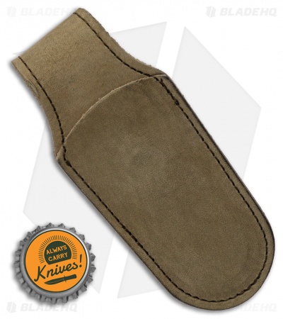 MKM Leather Pocket Knife Sheath - Green 