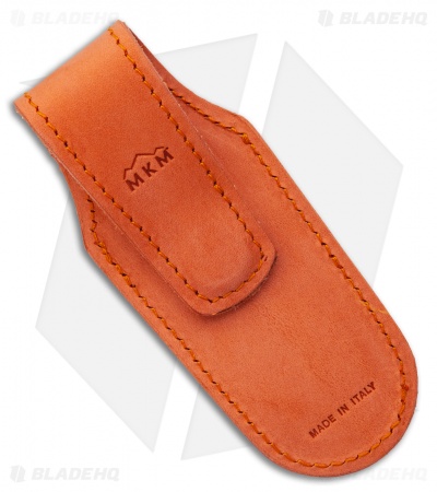 MKM Leather Pocket Knife Sheath - Orange 
