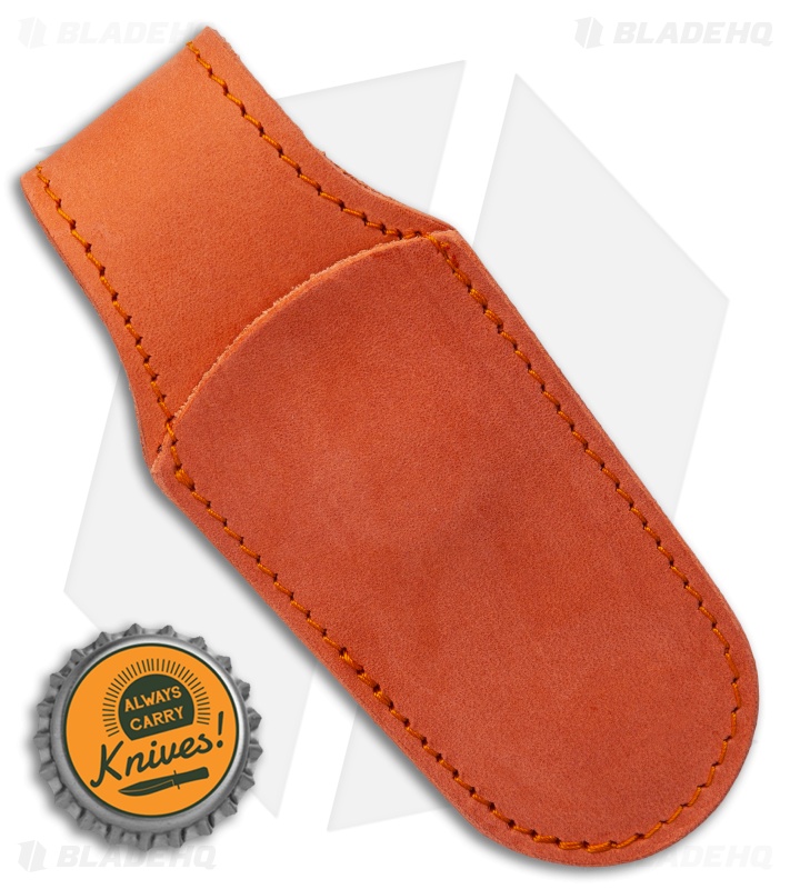 MKM Leather Pocket Knife Sheath - Orange 