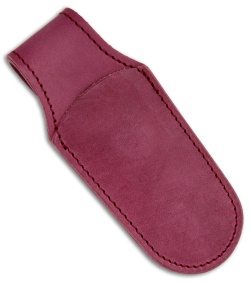 MKM Leather Pocket Knife Sheath - Burgundy