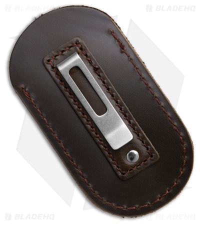 QSP Leather Pouch For Jumping Jack & Hedgehog - Dark Brown