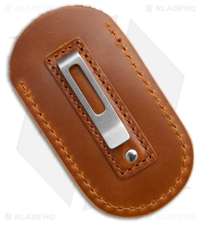 QSP Leather Pouch For Jumping Jack & Hedgehog - Light Brown