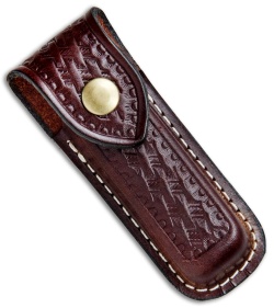 Victorinox Zermatt Large 5" Brown Leather Belt Sheath - 33201