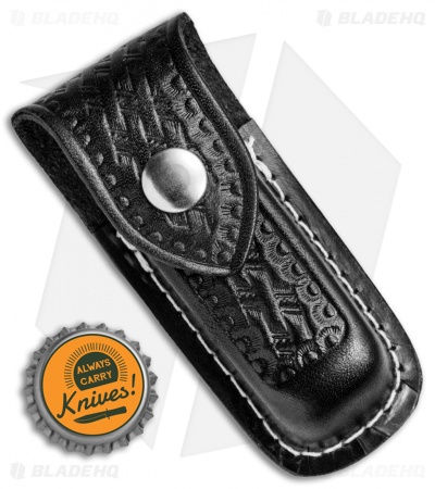 Victorinox Zermatt Large 4.5" Black Leather Belt Sheath - 33207