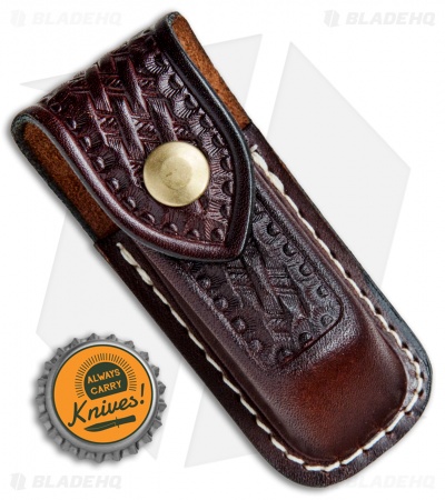 Victorinox Zermatt Large 4.5" Brown Leather Belt Sheath - 33203