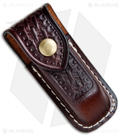Victorinox Zermatt Large 4.5" Brown Leather Belt Sheath - 33203