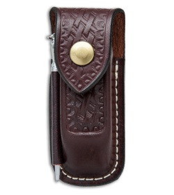 Victorinox Zermatt XL Brown Leather Belt Sheath  w/ Sharpening Steel 33212