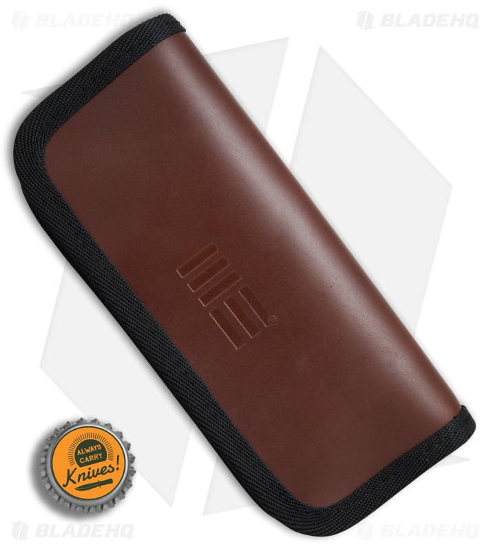 WE Knife Co. Leather Zippered Pouch (Brown) A-04