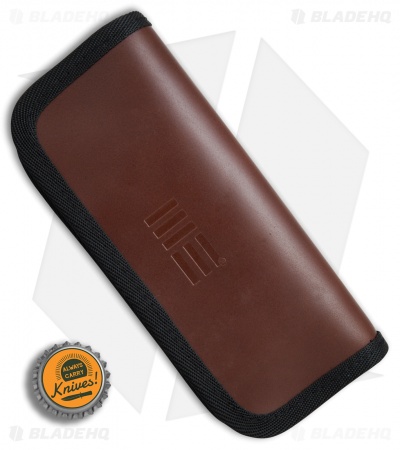 WE Knife Co. Leather Zippered Pouch (Brown) A-04