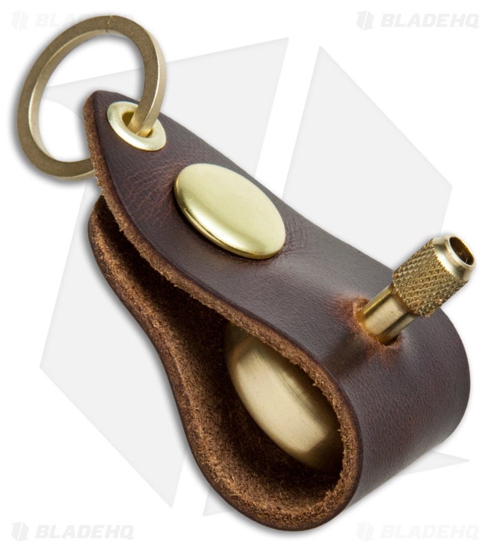 Scout Leather Co. Prometheus Lambda Top Holder Brown CXL Leather