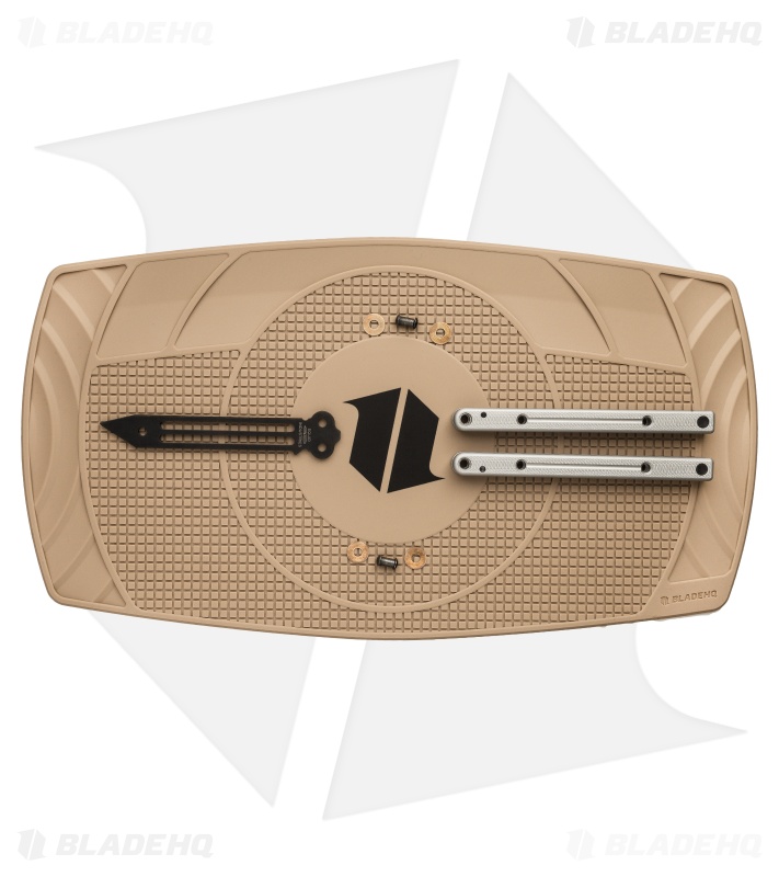 Blade HQ Silicone Knife Takedown Shop Mat Coyote Tan