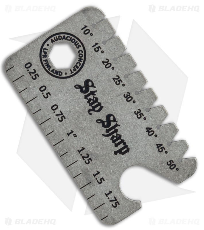 Audacious Titanium Dog Tag Tool Anglefinder V3 - Blade HQ Logo