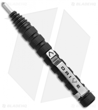 V NIVES Drive Bit Driver Black Aluminum w/ 7 Piece Bit Set