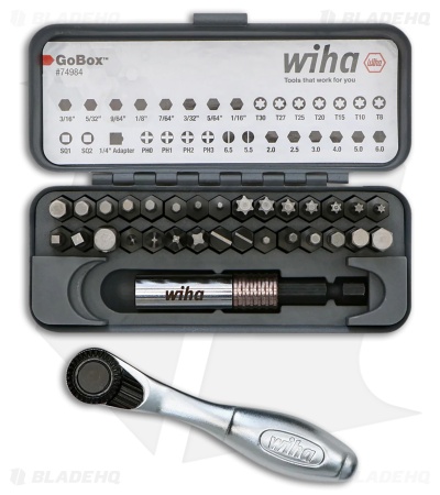 Wiha 45 Piece Magnetic Workstation Knife Maintenance Set
