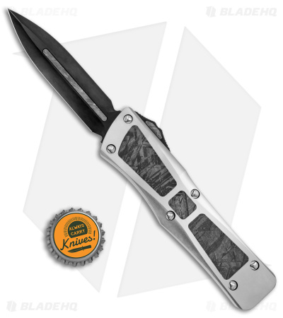 Marfione Custom Combat Troodon D/E SF OTF Knife Muonionalusta Meteorite Inlay