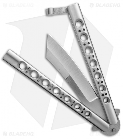 29 Knives Chris Olofson Custom 4" Panabas Butterfly Knife Deluxe Skeleton