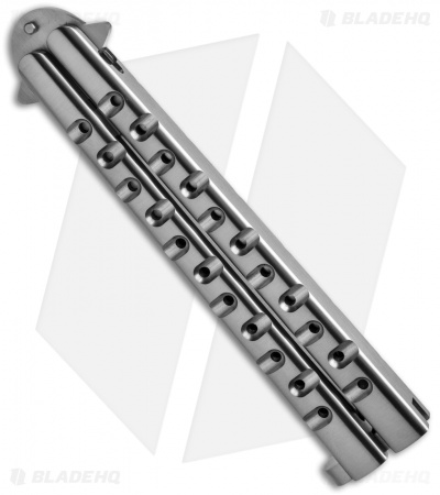 29 Knives Chris Olofson Custom 5" Gayang Balisong Skeleton + Grooves