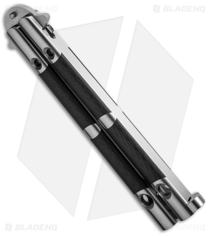 29 Knives Chris Olofson Custom 5" Reverse Tanto Butterfly Knife Carbon Fiber