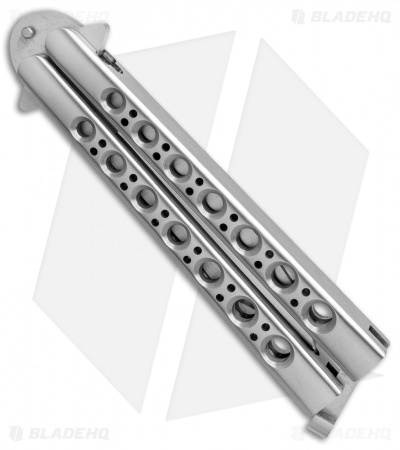 29 Knives Chris Olofson 4" Scimitar Balisong Deluxe Skeleton Butterfly Knife