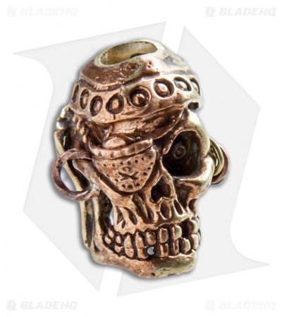 Andre de Villiers AdV Pirate Skull Bead - Brass/Copper