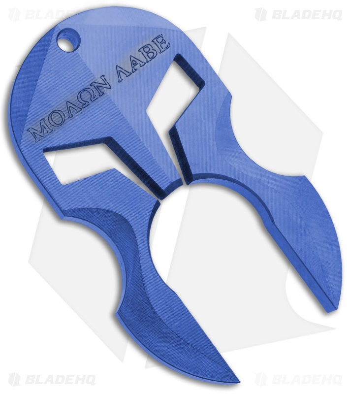 Andre de Villiers AdV Tactical Spartan Bottle Opener Knuck - Blue/Purple Ti.